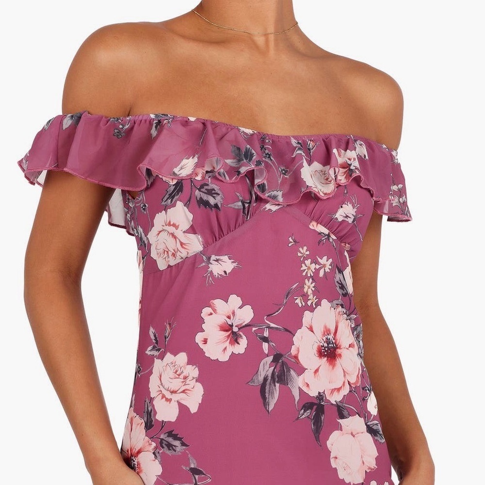 NWT Petal & Pup Irelynn Ruffle Convertible Floral Maxi Dress XS - Picture 4 of 16
